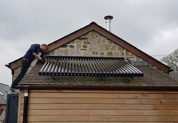 Solar panels installation